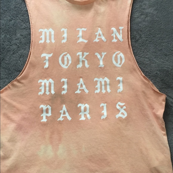 ASOS Unisex Bleached Tank Size Small - NEW - Picture 4 of 4